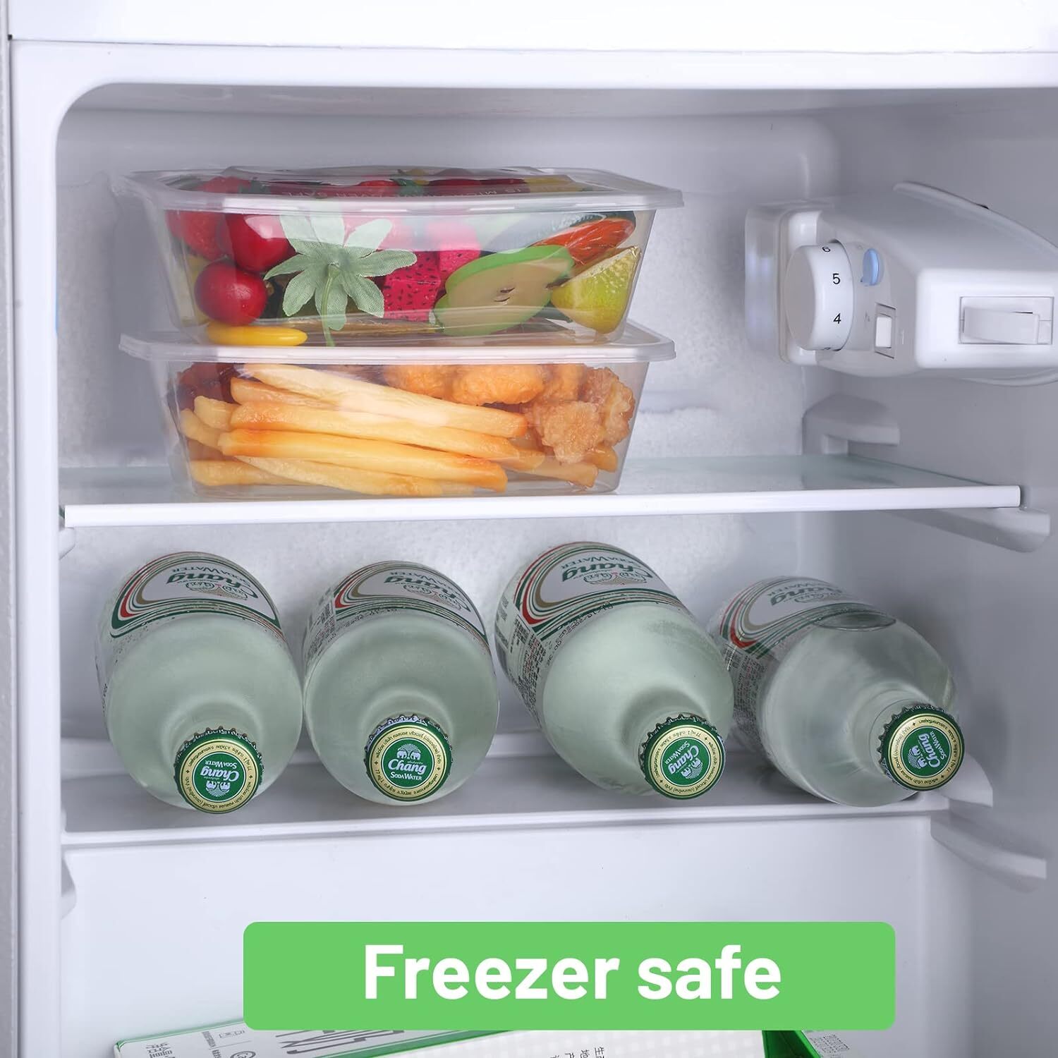 96pcs 2000ml Reusable Food Containers Plastic Meal Prep Storage w/ Lids - BPA Free (246*157*67mm) 9