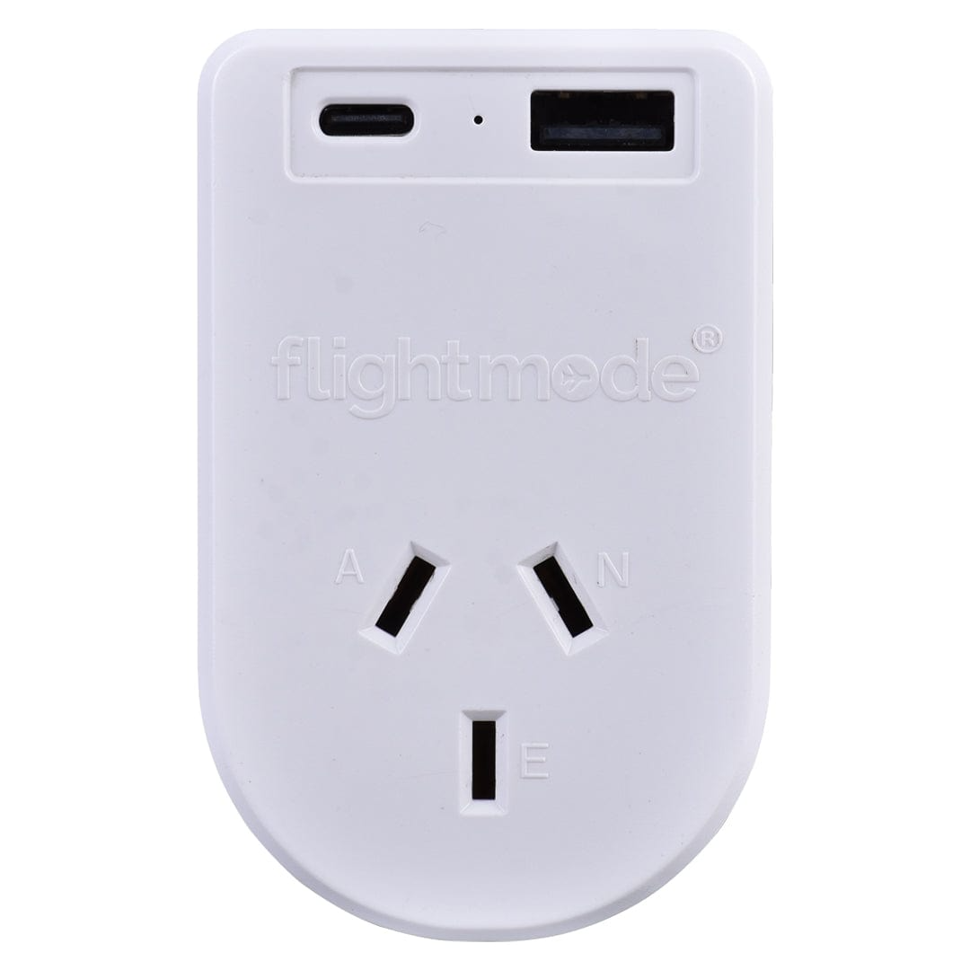 Outbound Australia/NZ to USA/Canada & More Travel Adapter - Earthed w/ USB C & A 4