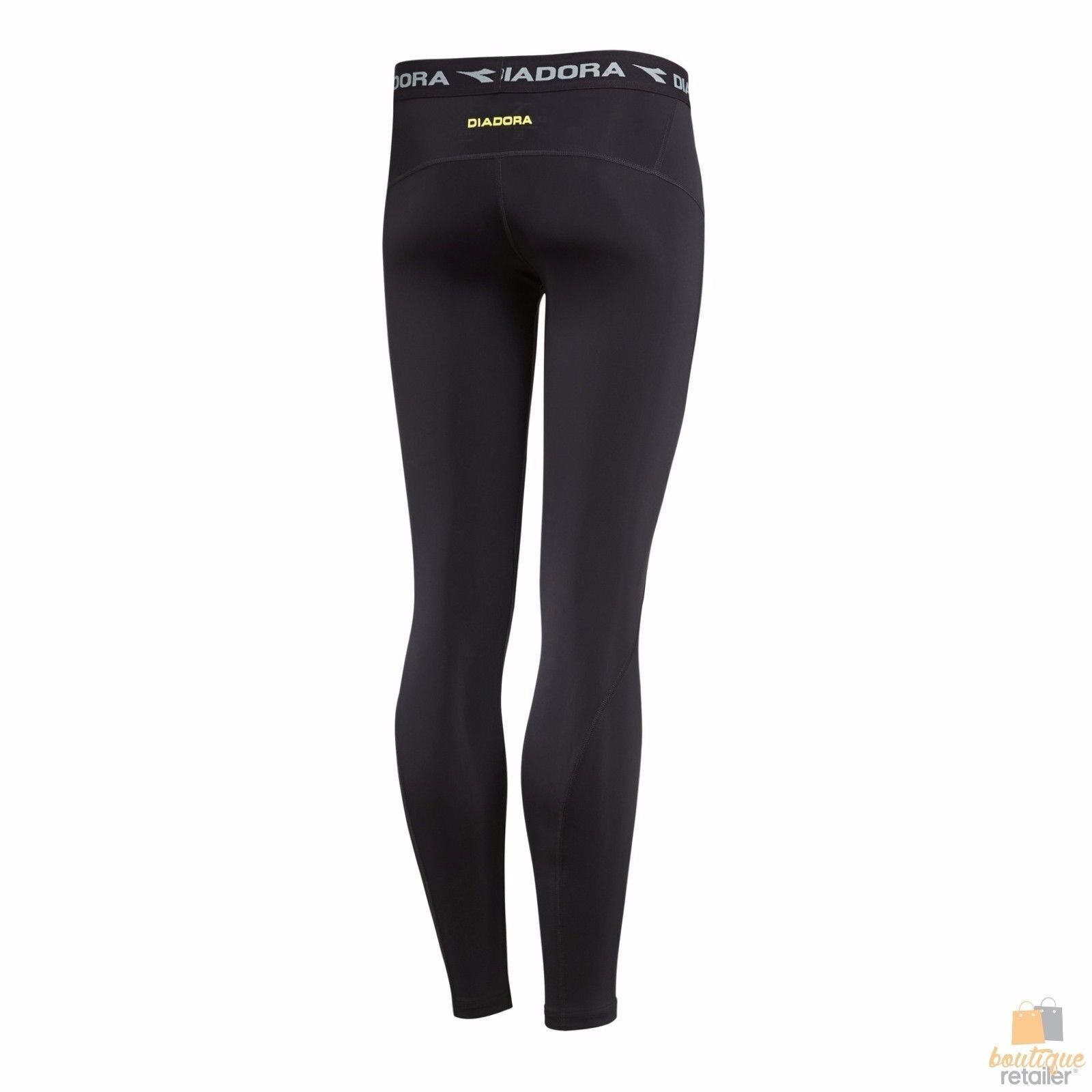 Kids DIADORA Compression Tights Long Johns Running Junior Boys Thermal - Black - 16 3