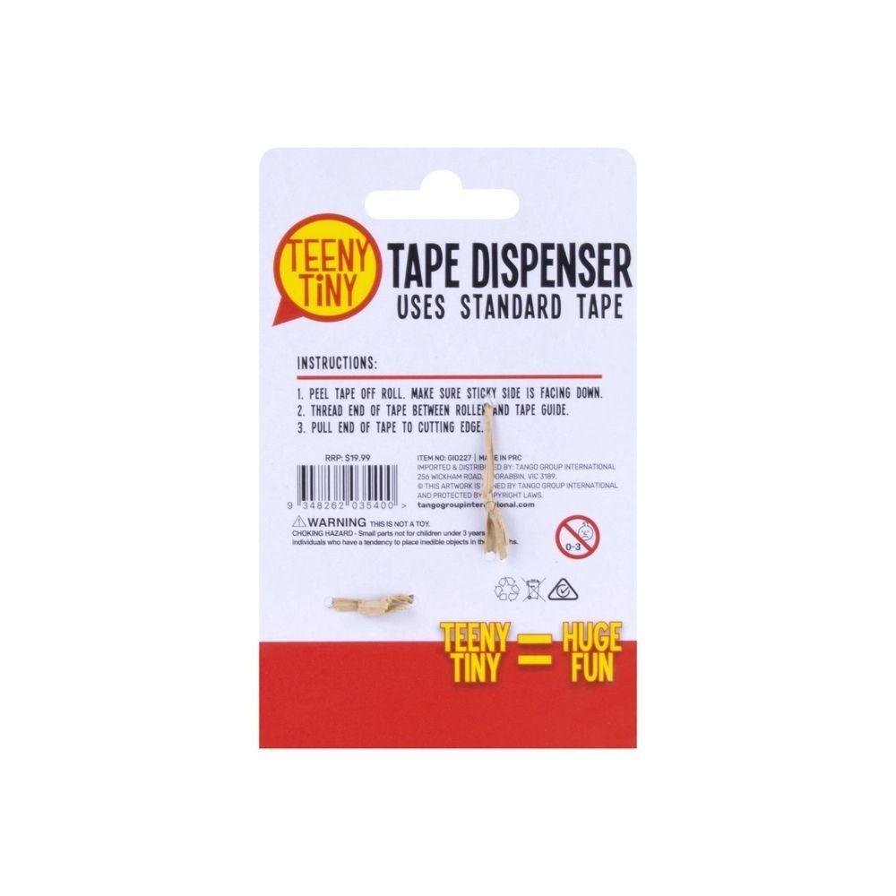 Teeny Tiny Tape Dispenser User Standard Tape 5+ Kids Miniature Toy Gift 5