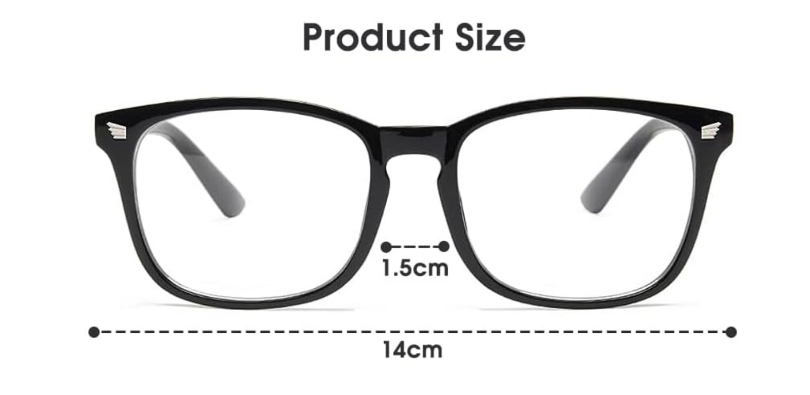 Anti Blue Light Blocking Computer Gaming Glasses Eyestrain Eyewear - Black 4