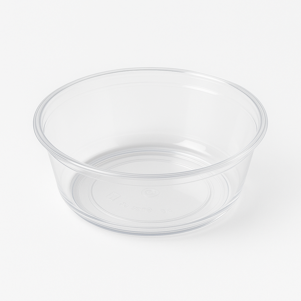 288x Premium Plastic Round Dessert Cups BPA Free Extra Strong Bulk - Clear 3