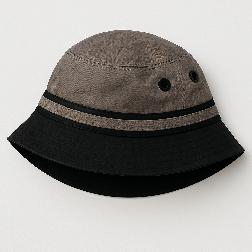 DENTS 100% Cotton Bucket Hat Fishing Summer Sun Hiking Cap Brim - Khaki - 59cm 3