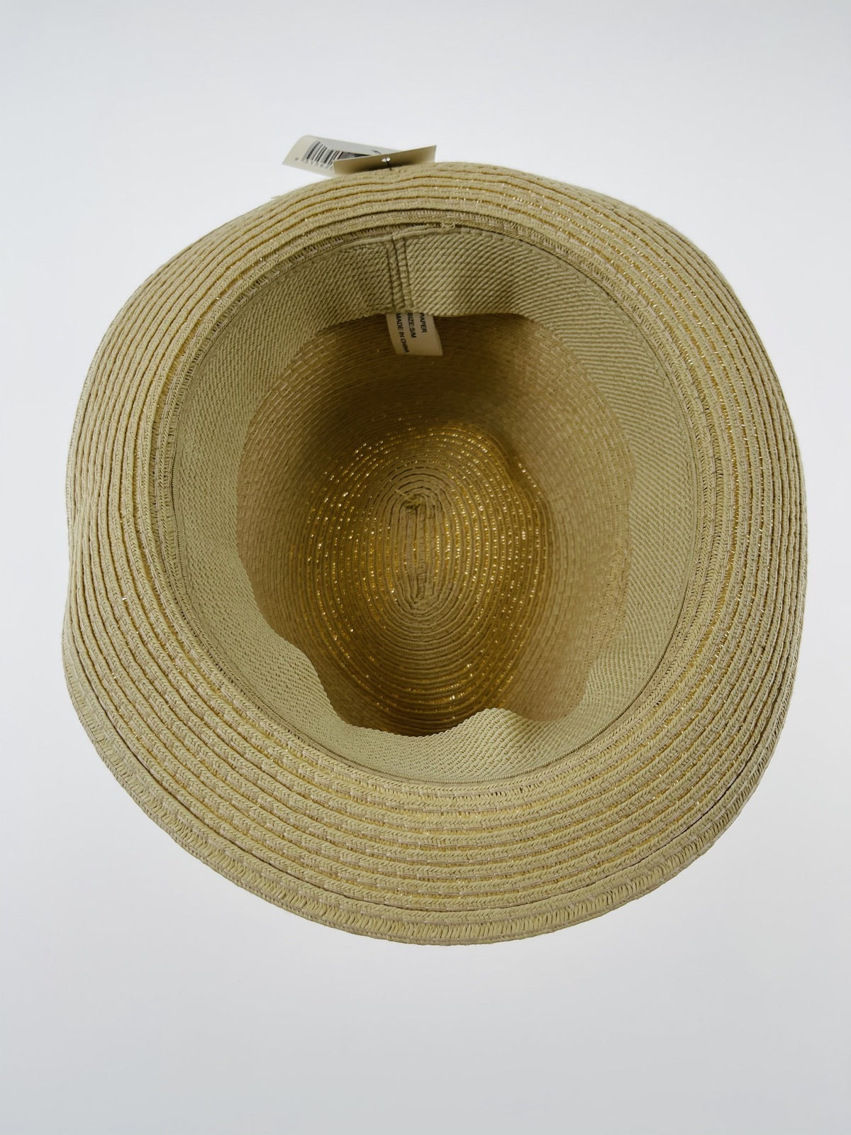 Dents Mens Straw Hat Toyo Trilby Fedora Summer Sun Stingy Brim  - Natural/Brown - S/M 5
