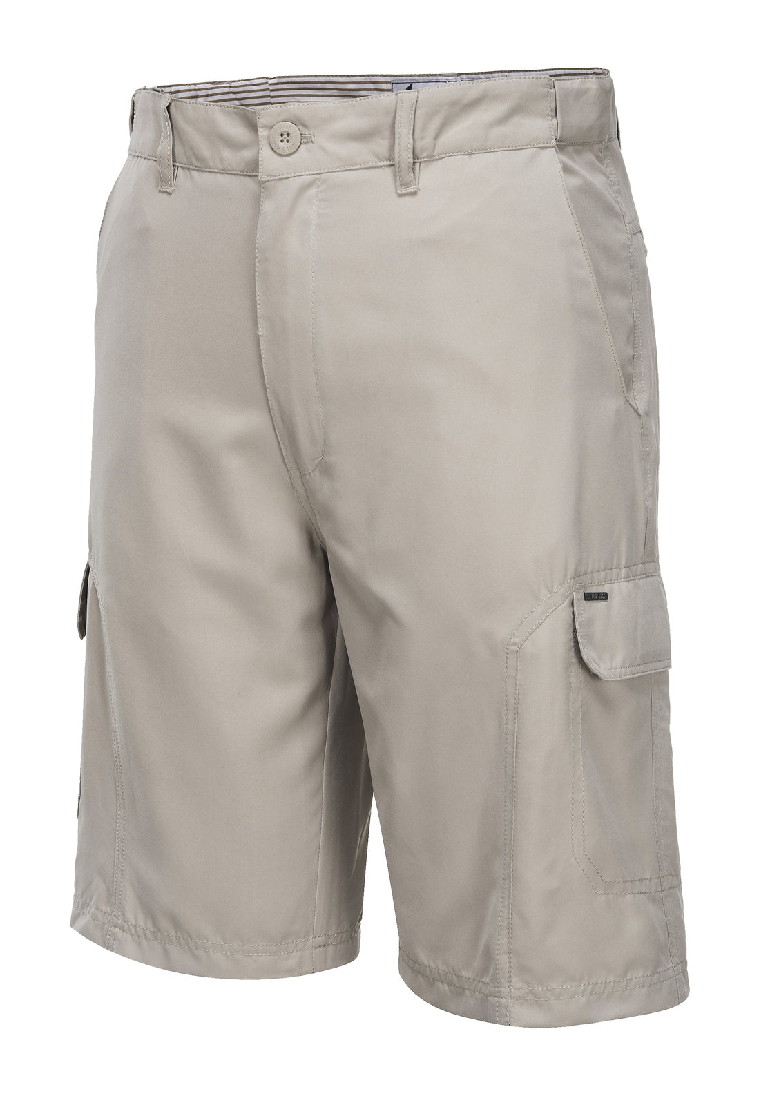 HUSKI Cargo Shorts Mens Cascade Microfibre Flexi Fit Short Army Military 515206 - Bone - 4XL (112cm Waist) 3