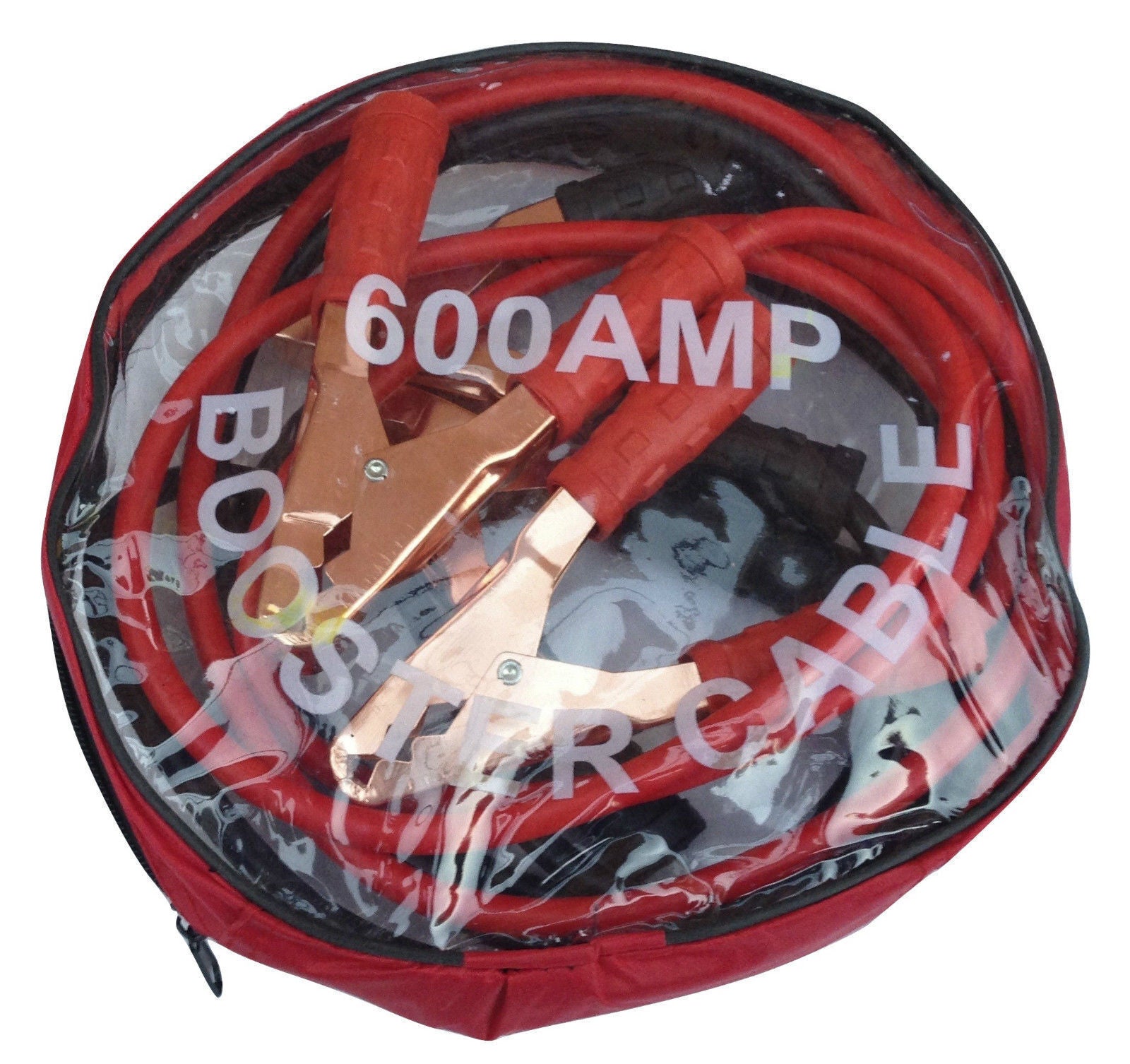 Heavy Duty JUMPER LEADS Booster Cables Jump Start 600AMP 2.1M Long Car Battery 7