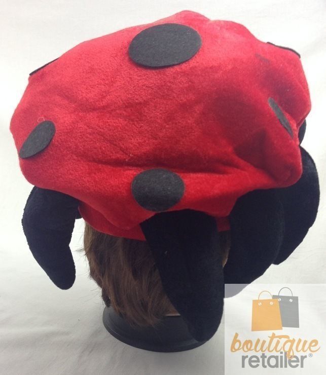 LADYBUG HAT Animal Novelty Cap Party Wear Fancy Dress Costume Accessory 6