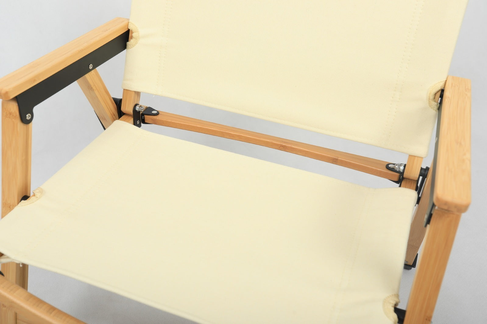 4 Chairs & 1 Table Set Bamboo Camping Folding Portable Outdoor Picnic Travel BBQ 12