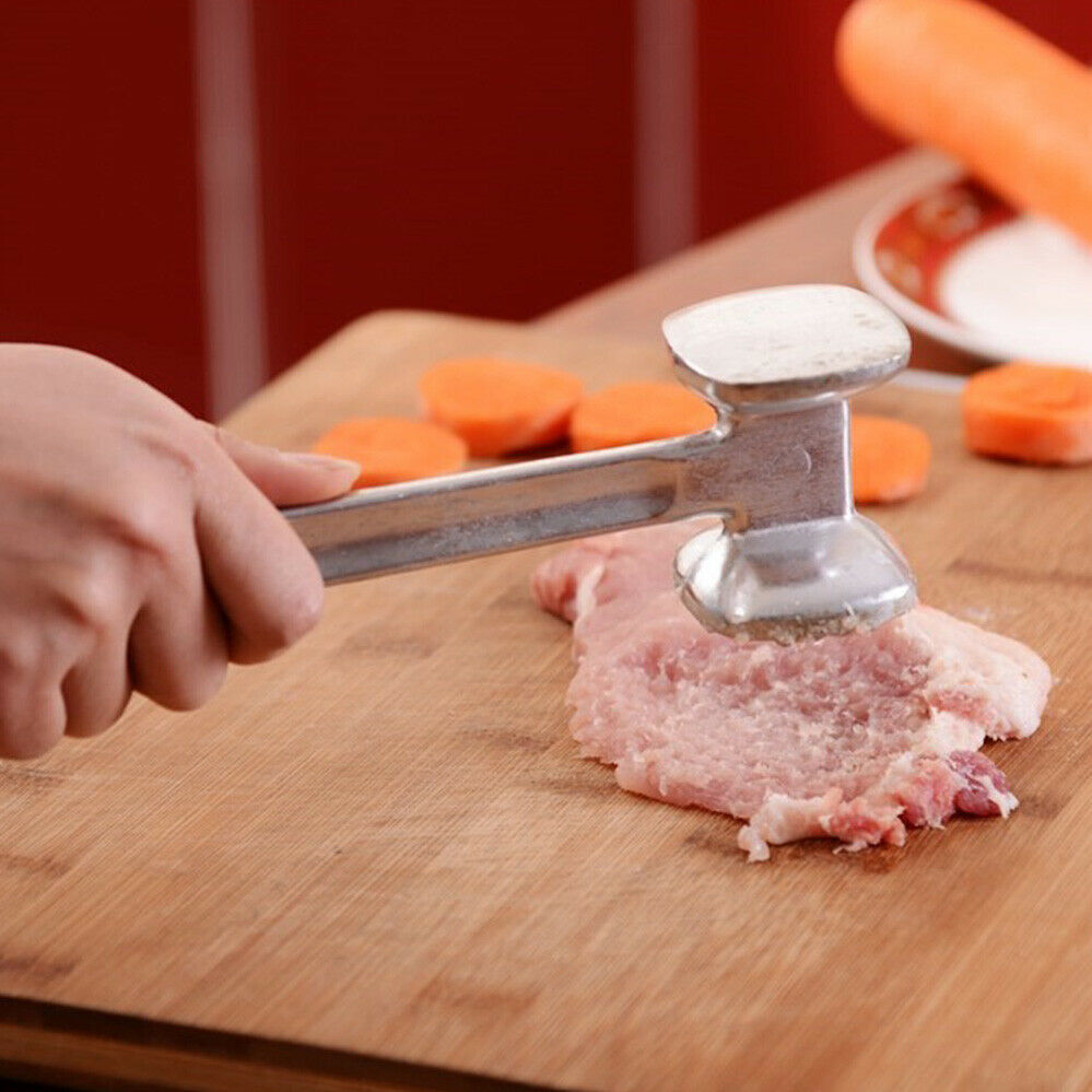 25cm Hammer Meat Tenderiser Chicken Steak Mallet Beef Handle 6