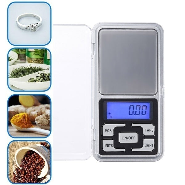 200g 0.01 DIGITAL POCKET SCALES JEWELLERY ELECTRONIC Milligram Micro Mg Weigh 6