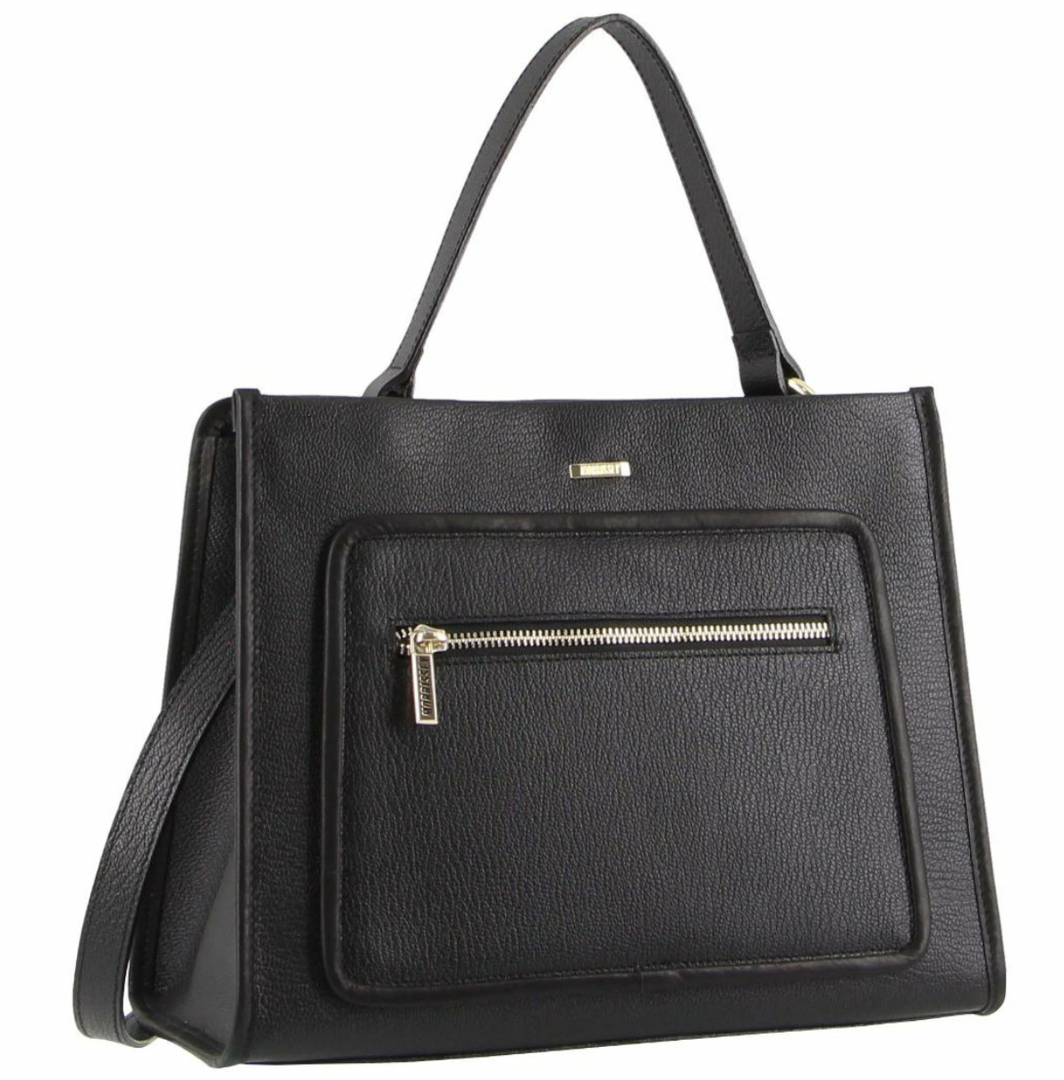 Morrissey Ladies Italian Structured Leather Tote Bag Handbag Womens - Black 3