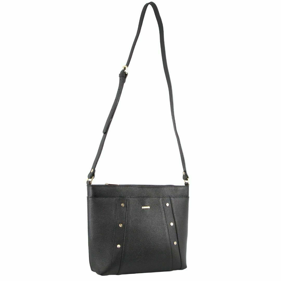 Morrissey Italian Genuine Leather Bag Cross Body Handbag Ladies iPad - Black 6