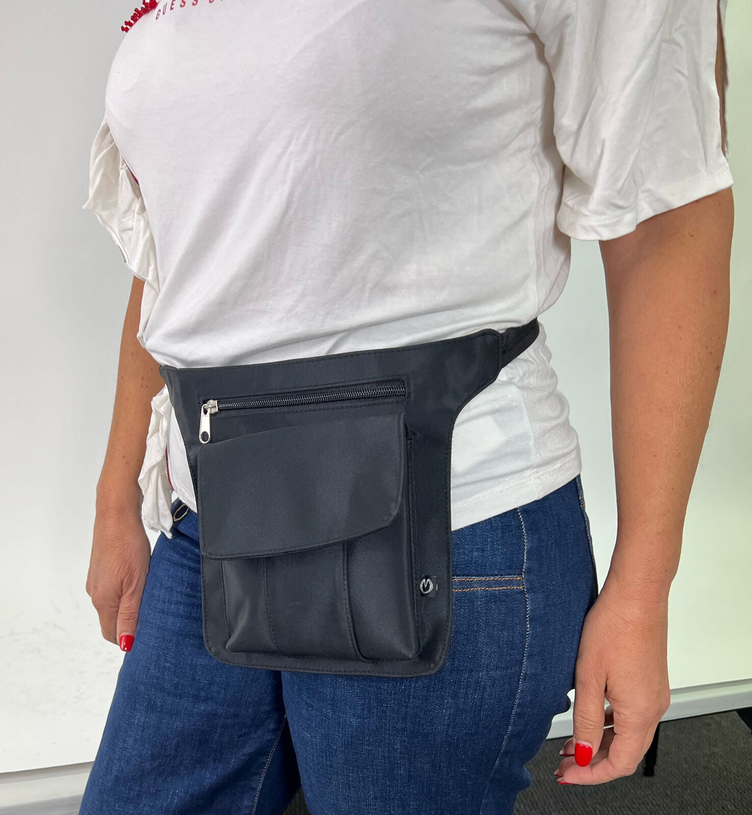 Pierre Cardin Inspired Milleni Luggage Bag Large in Blue + FREE Milleni Waist Bag 7