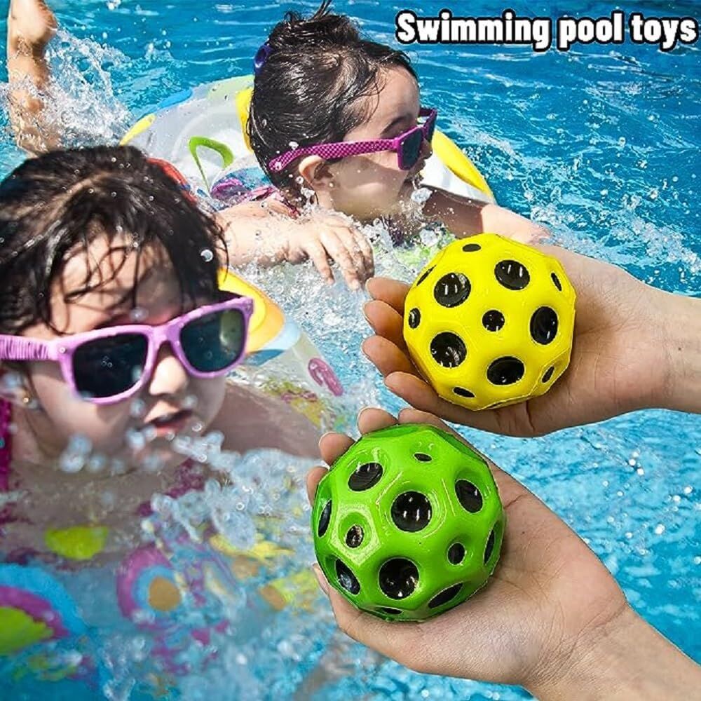 High Bouncing Ball Space Ball Bouncy Ball Outdoor Throw Catch Moon Ball Kids Toy 6
