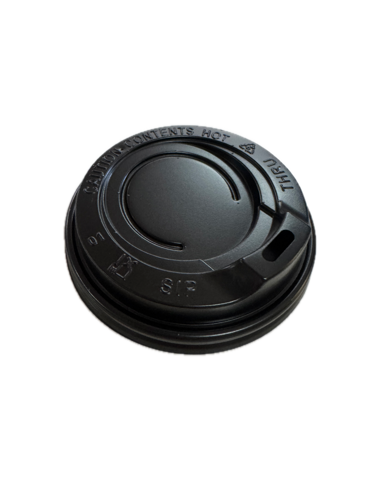 1000x Plastic Coffee Cup Sip Lids Suits 8oz/10oz Cups Take Away Bulk 80mm 3