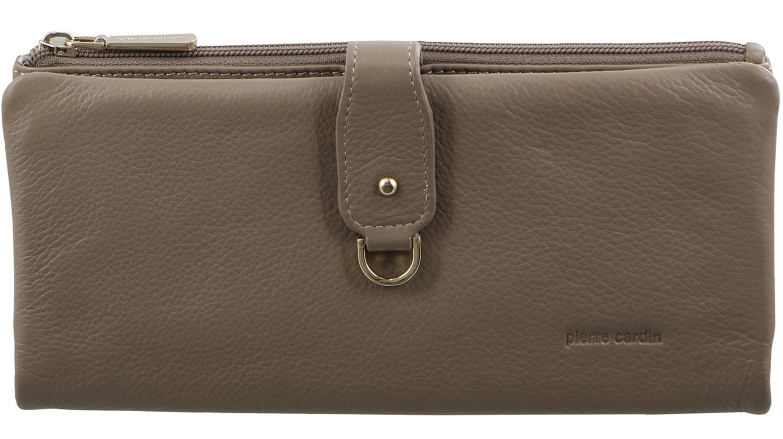 Pierre Cardin Women RFID Italian Leather Wallet Purse Credit Card Holder - Taupe 3