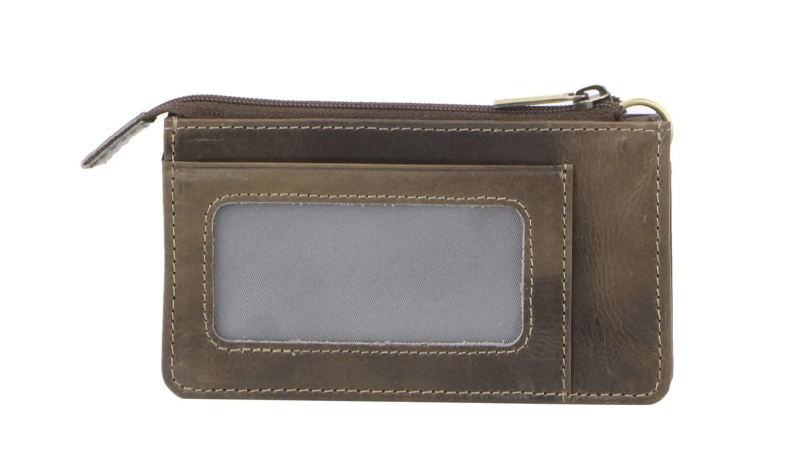 Pierre Cardin Womens Soft Italian Leather Coin Purse Holder Wallet - Mushroom 3