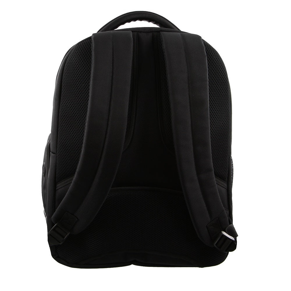 Pierre Cardin 30L Large Backpack Bag w 15" Laptop Sleeve Travel Luggage RFID - Black 4