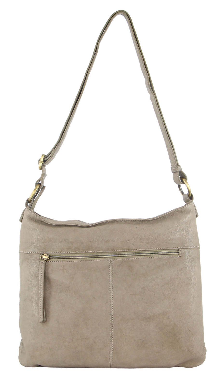 Pierre Cardin Woven Leather Ladies Cross-Body Bag Handbag - Taupe 3