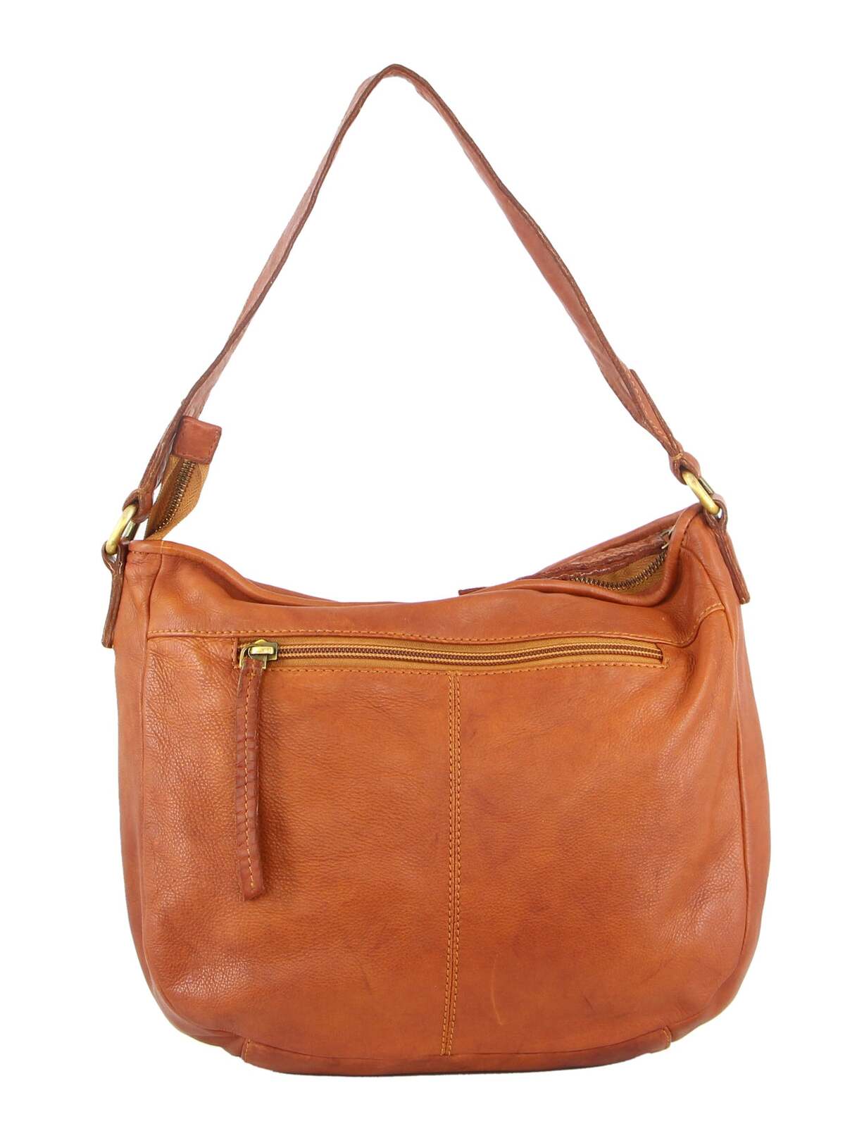 Pierre Cardin Woven Leather Ladies Crossbody Messenger Bag Travel - Cognac 4