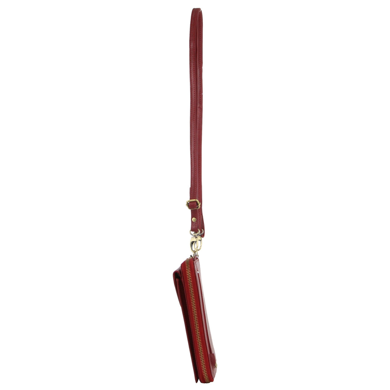 Pierre Cardin Ladies Leather Cross Body Bag/Wallet Bag/Clutch Wallet - Red 5