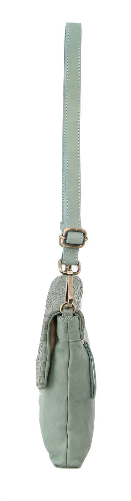 3-Piece Set Pierre Cardin Womens Woven Cross-Body Bag - Mint Green 5