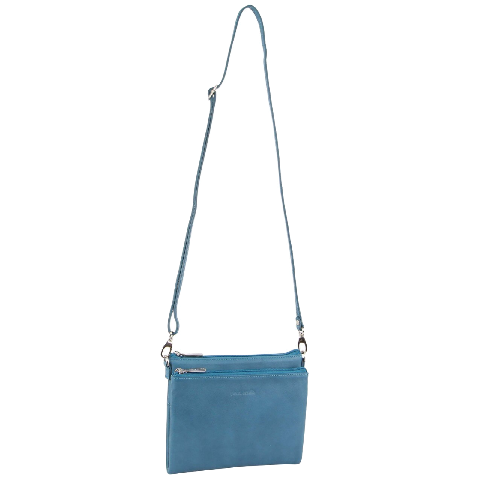 Pierre Cardin Ladies Cross Body Bag Leather Clutch Shoulder Sling Womens  - Tropical 5