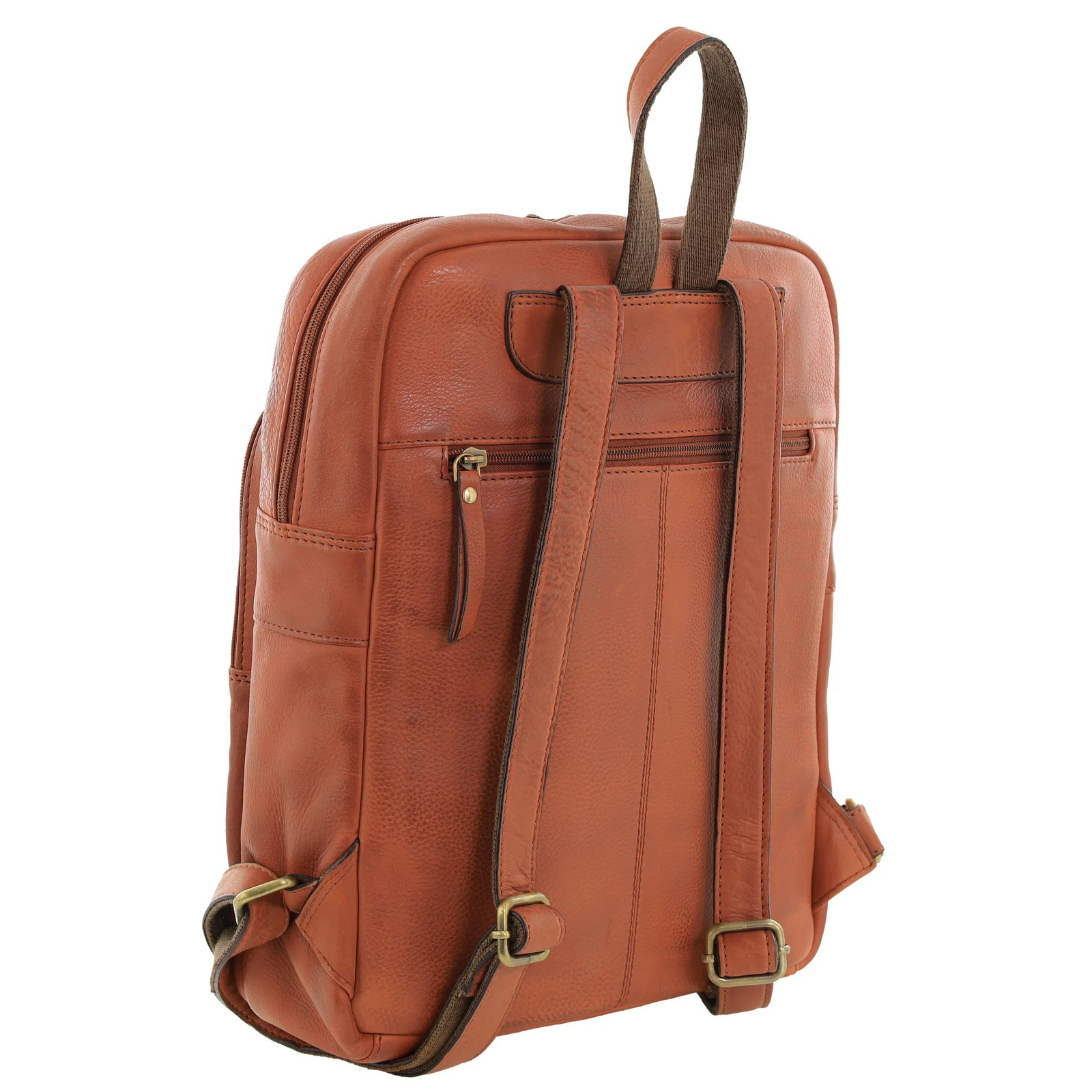 Pierre Cardin Womens Vintage Backpack Bag in Cognac 3