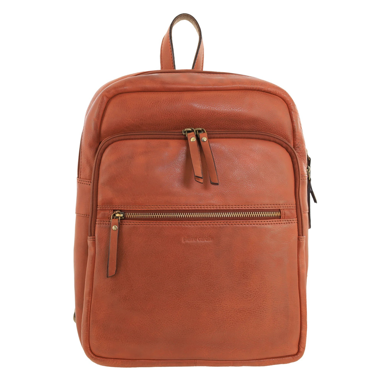 Pierre Cardin Womens Vintage Backpack Bag in Cognac 4