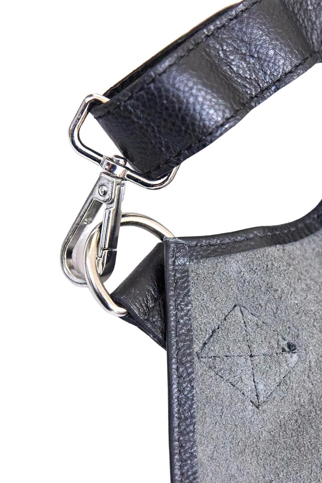 Pierre Cardin Professional Leather Apron Butcher Woodwork Hairdressing Barber Chef - Black 9