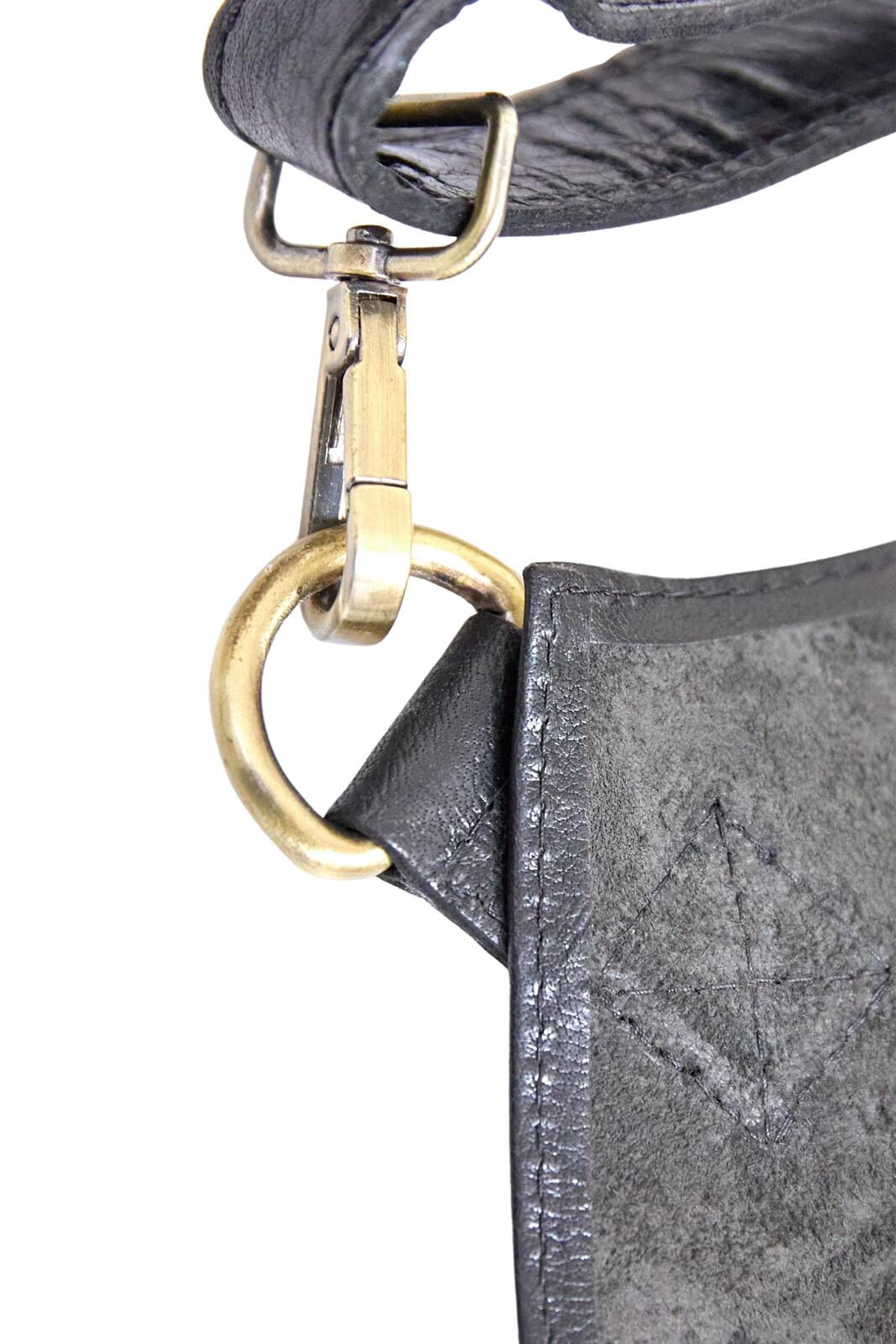 Pierre Cardin Professional Leather Apron Butcher Woodwork Hairdressing Barber Chef - Black 9