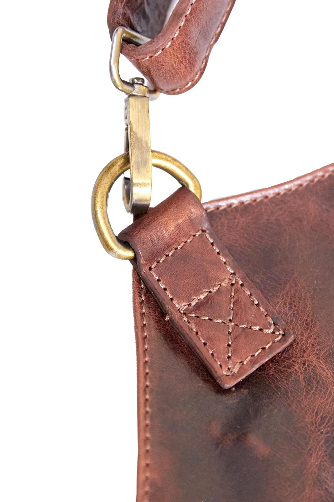 Pierre Cardin Professional Leather Apron Butcher Woodwork Hairdressing Barber Chef - Cognac 7