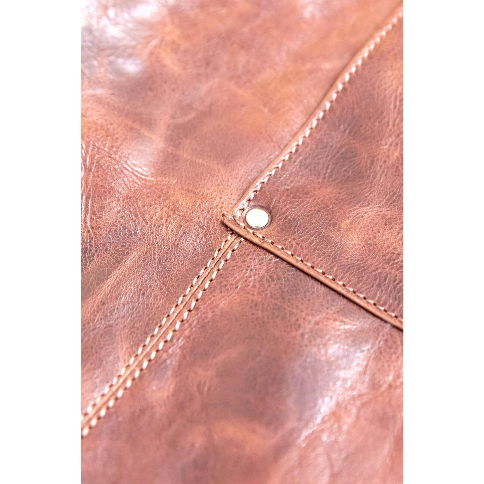 2x Pierre Cardin Professional Leather Apron Butcher Woodwork Barber - Cognac 4