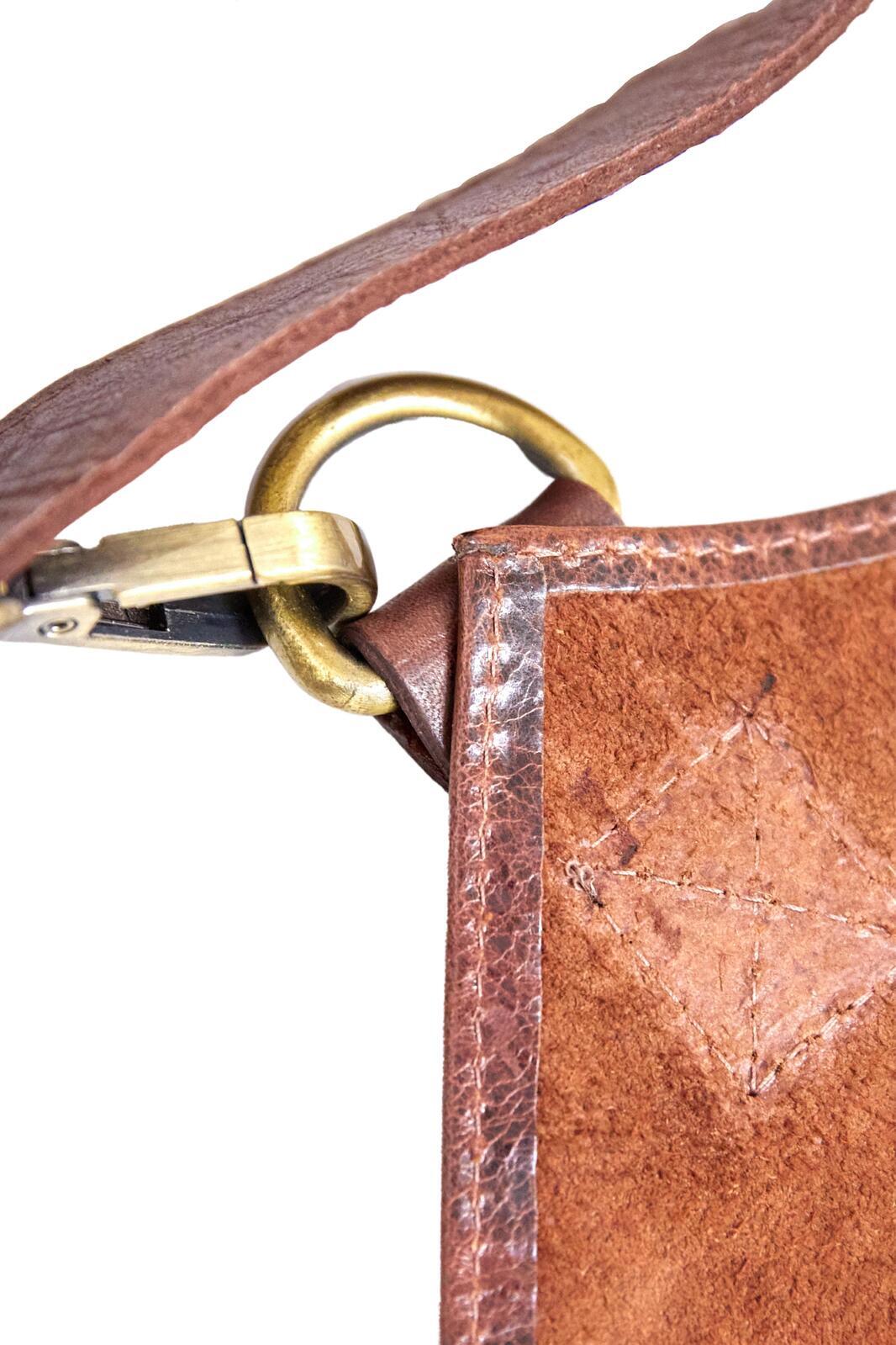 2x Pierre Cardin Professional Leather Apron Butcher Woodwork Barber - Cognac 5