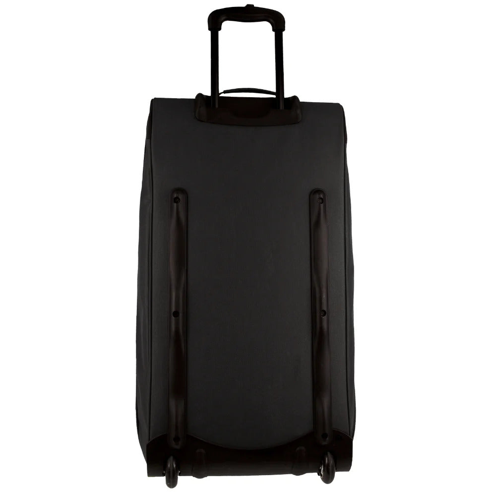 140L Pierre Cardin Trolley Bag Medium Soft Travel Luggage Wheeled Duffle - Black 5