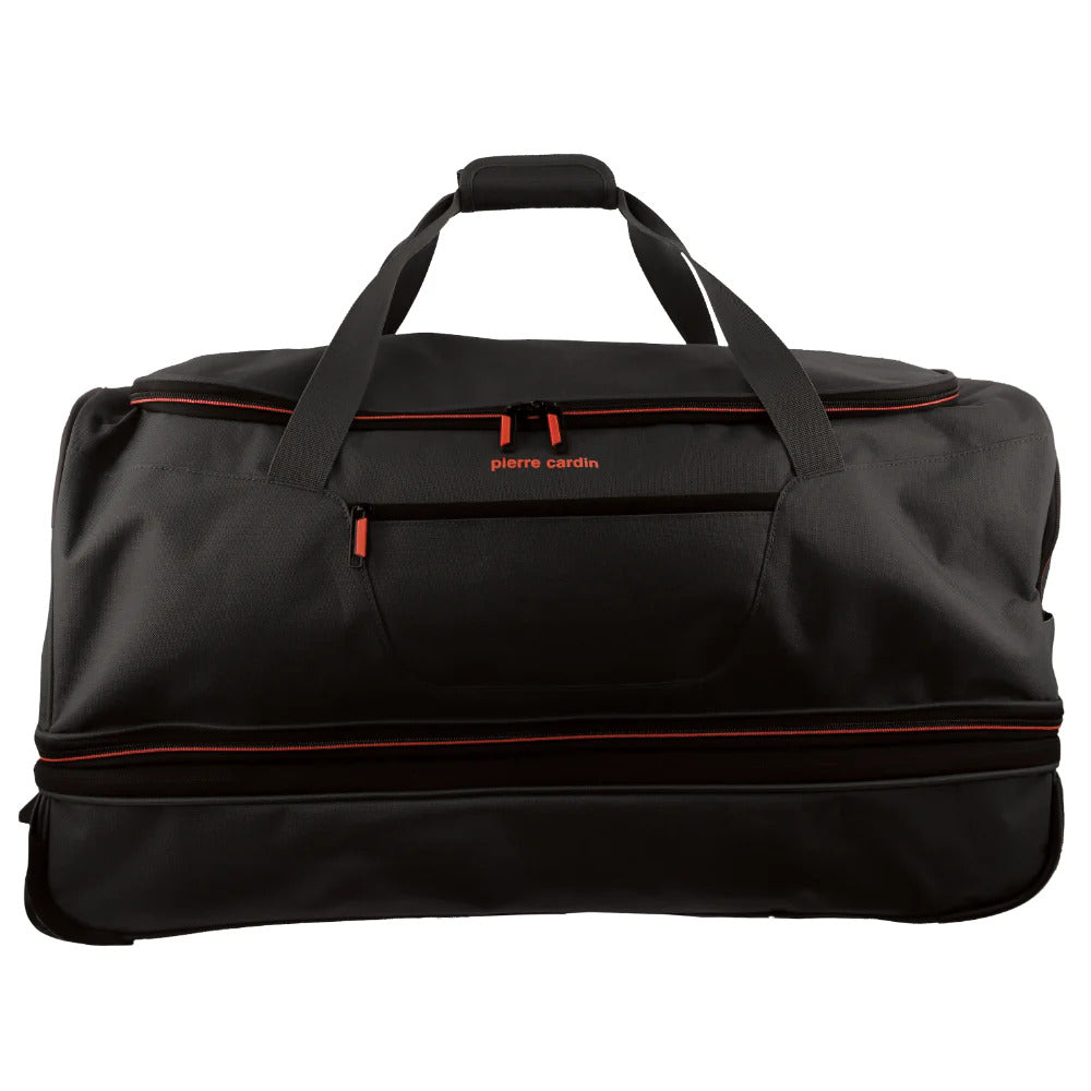 Pierre Cardin Trolley Bag Large Soft Travel Luggage Wheeled Duffle 82cm - Black 4