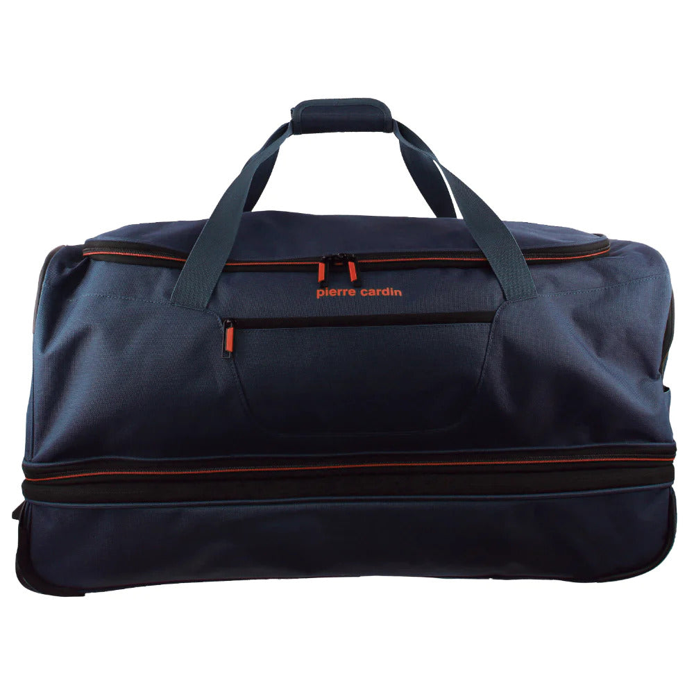 Pierre Cardin Trolley Bag Large Soft Travel Luggage Wheeled Duffle 82 Cm - Navy 4