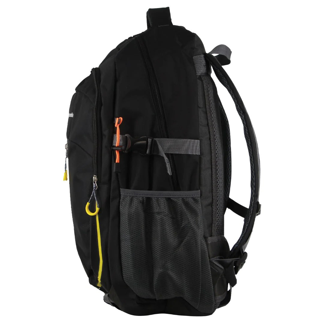 Pierre Cardin Mens Nylon Travel & Sport Large Backpack Bag in Black 3