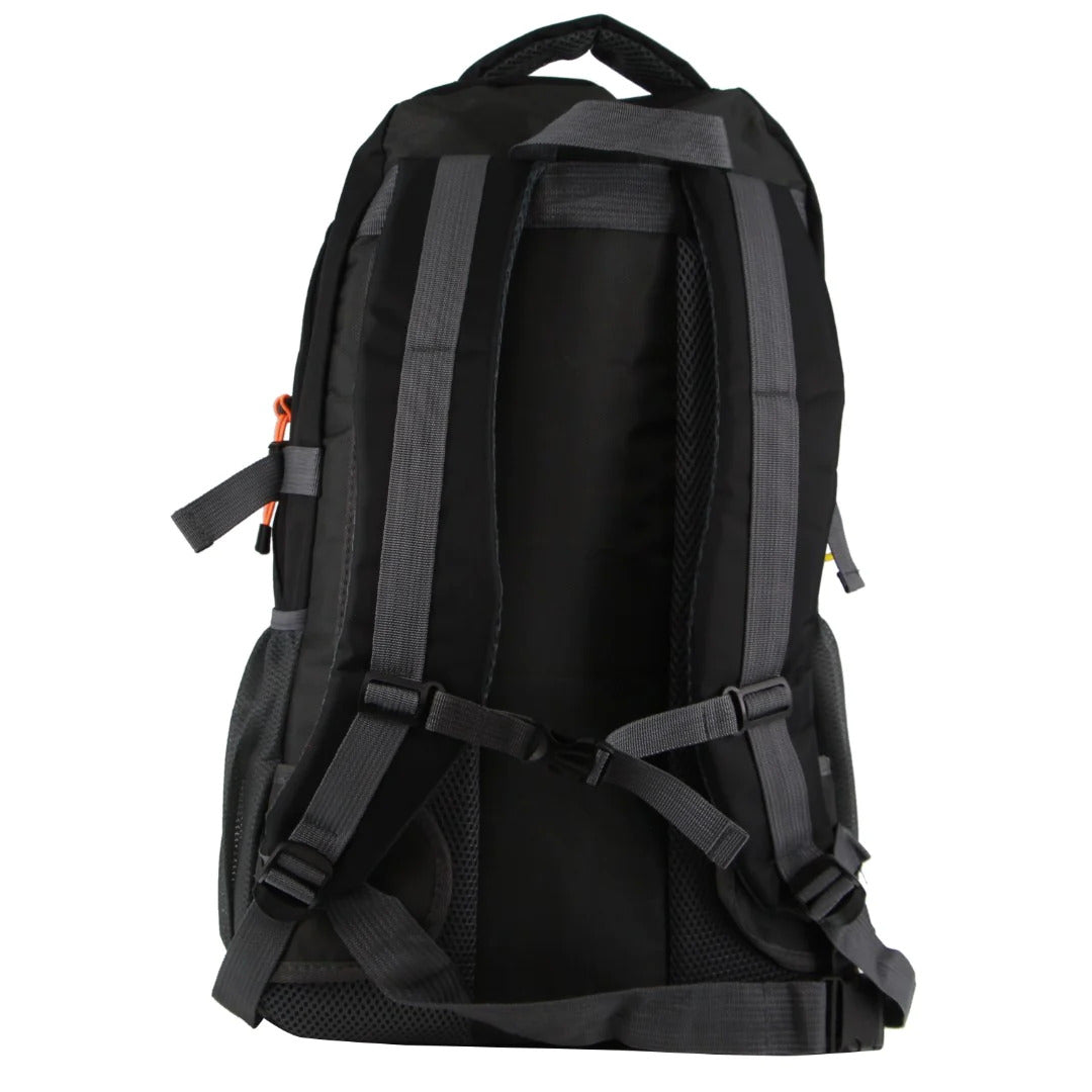Pierre Cardin Mens Nylon Travel & Sport Large Backpack Bag in Black 4