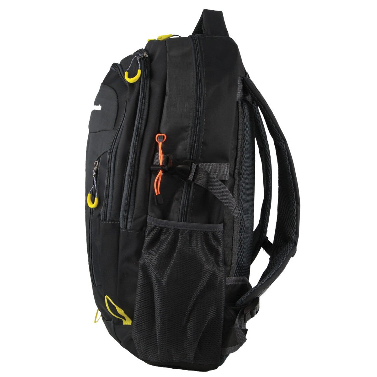 Pierre Cardin Mens Nylon Adventure Travel & Sport Large Backpack Bag in Grey/Black 4