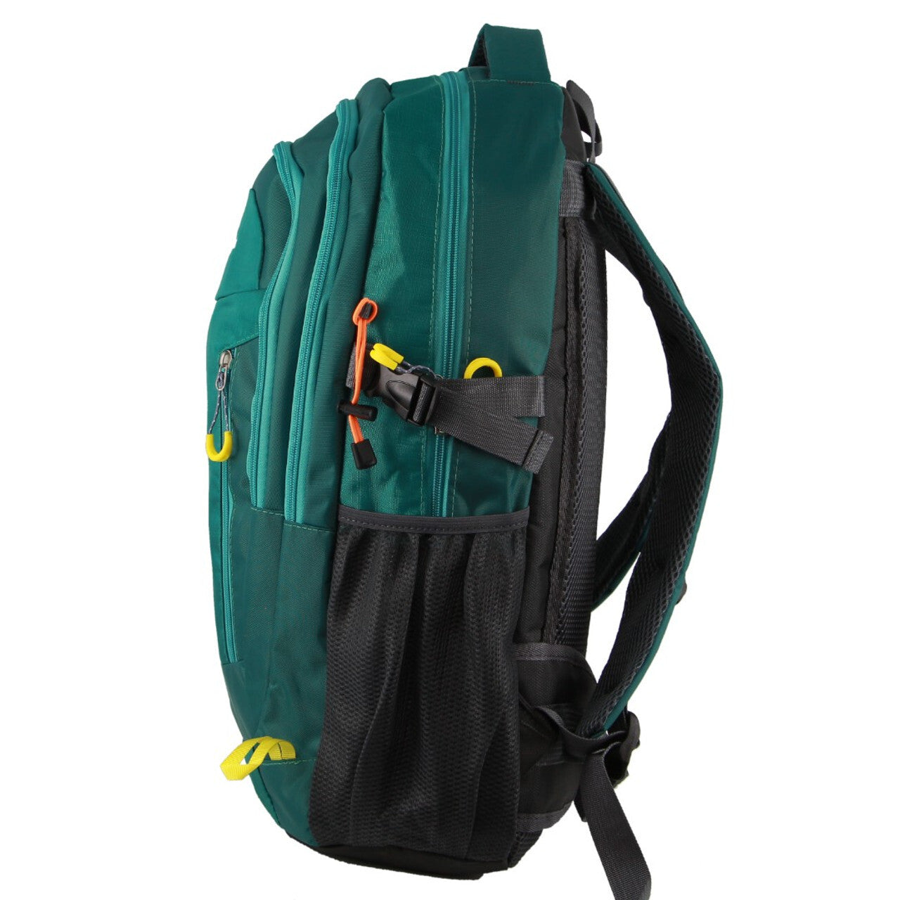 Pierre Cardin Mens Backpack Bag RFID Pocket Nylon Travel Sport Large - Green 3