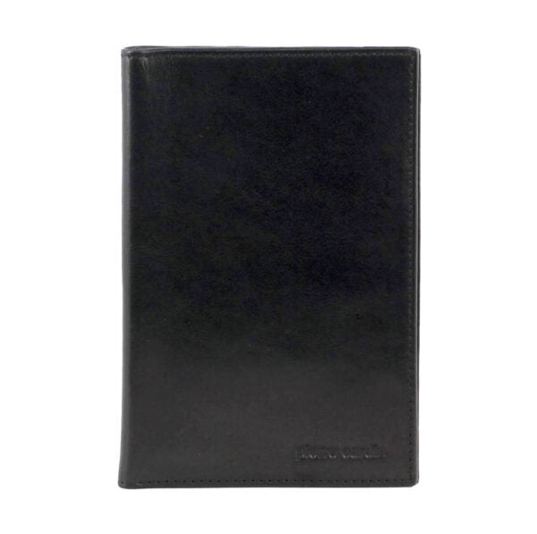 Pierre Cardin Leather Passport Holder Cover Wallet w/ RFID Protection - Black 3