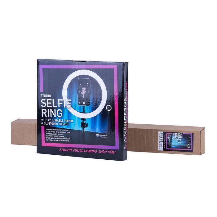 LED Selfie Ring Light with Tripod Stand & Cell Phone Holder for Live Stream/Makeup 4