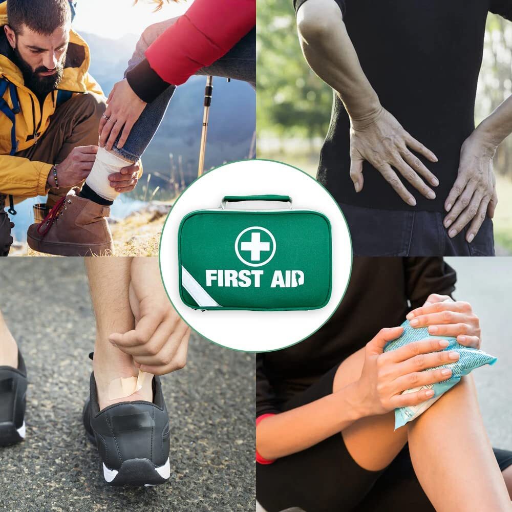 258pcs PREMIUM FIRST AID KIT Medical Travel Set Emergency Family Safety Office 8