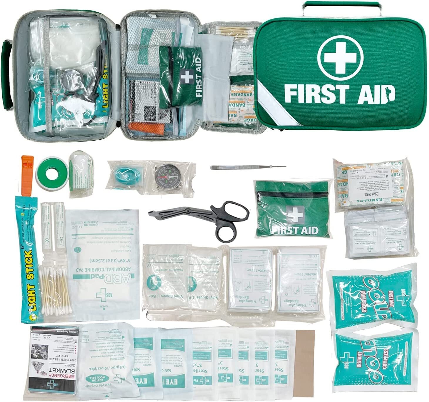 3x 258pcs Premium First Aid Kit Medical Travel Set Emergency Family Safety 3