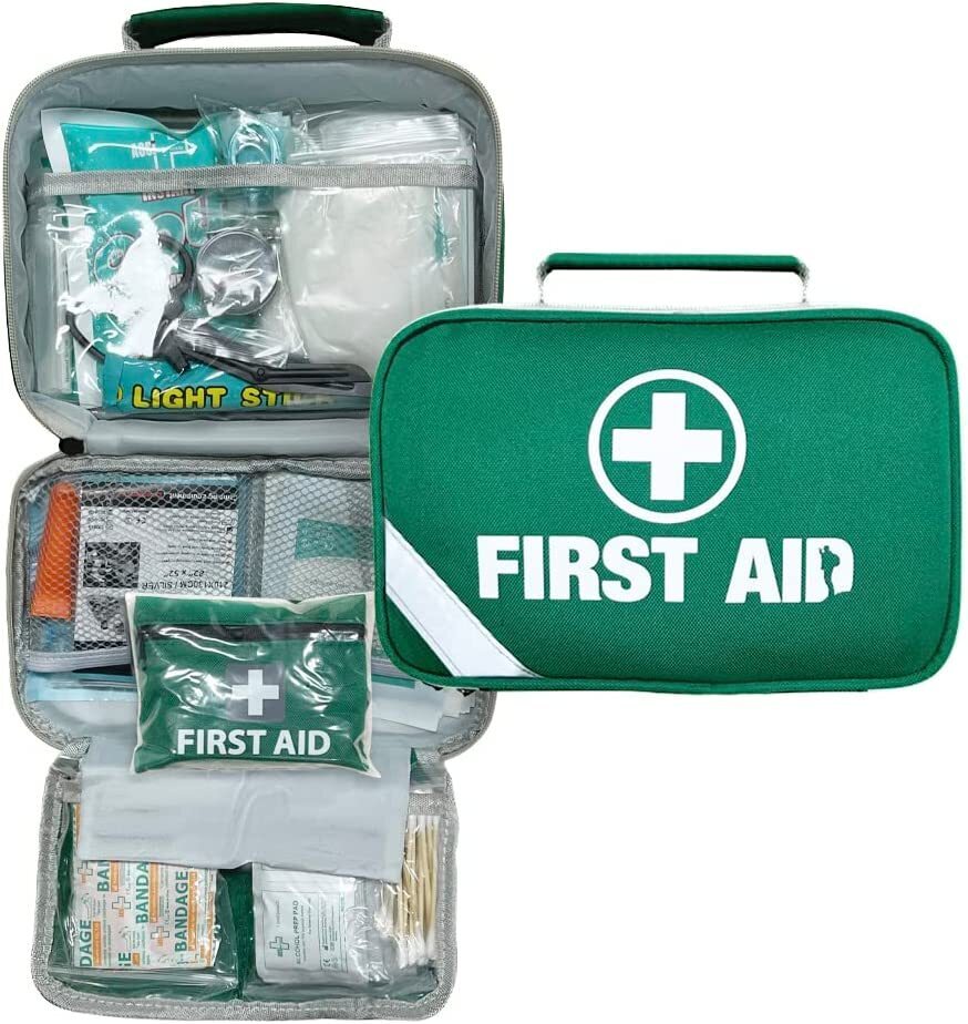 3x 258pcs Premium First Aid Kit Medical Travel Set Emergency Family Safety 6