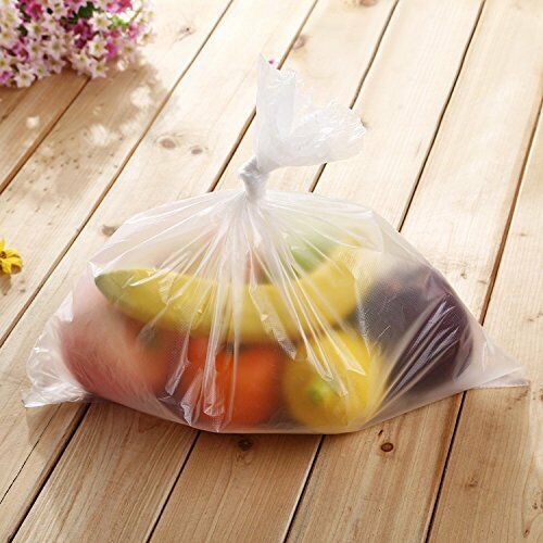 Produce Roll Bags Heavy Duty Food Grade Plastic Freezer Supermarket Bag Gusset 6