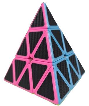 Educational Toy Triangle Speed Cube Pyramid Brain Teaser Puzzle Magic 3