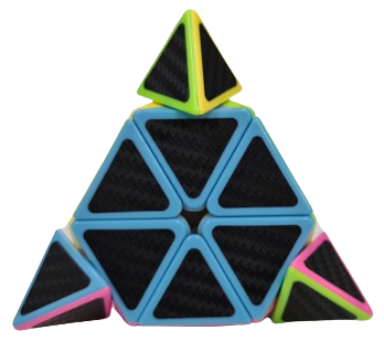 Educational Toy Triangle Speed Cube Pyramid Brain Teaser Puzzle Magic 4