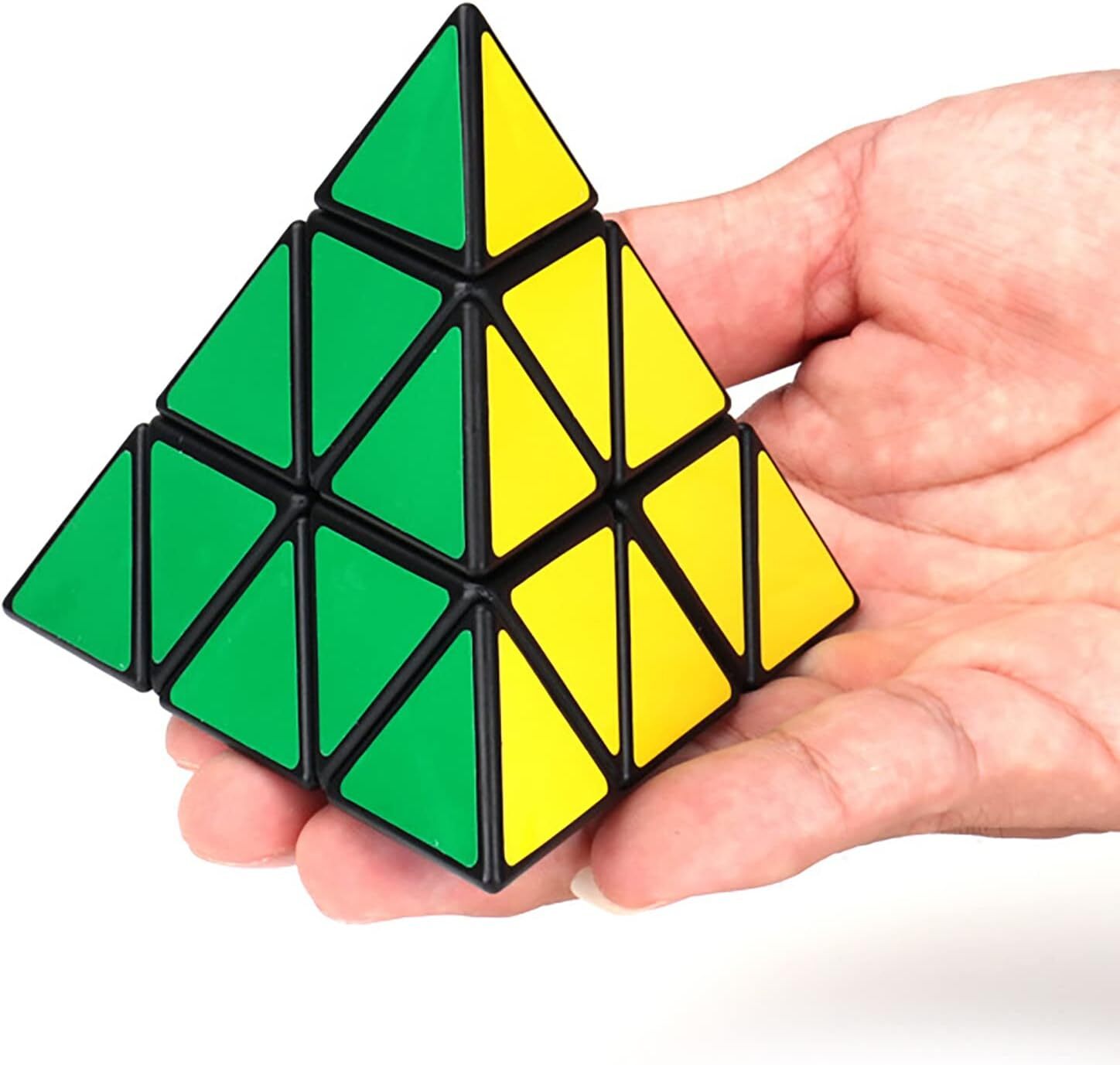 3x3 Triangle Speed Cube Pyramid Brain Teaser Puzzle Magic Educational Toy 3